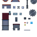 Mi proyecto del curso: Creación de escenarios pixel art para videojuegos. Un projet de Animation 2D, Animation 3D, Jeux vidéo, Pixel art, Conception de jeux vidéo , et Développement de jeux vidéo de Ángel J. Vega - 16.06.2024