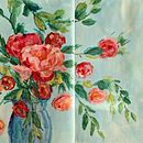 My project for course: Expressive Floral Painting with Acrylic Paint-2nd project. Un projet de Beaux Arts, Peinture, Peinture acr, lique et Illustration botanique de Girly Broos-Godts - 16.06.2024
