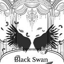 Black Swan Poster. Un proyecto de Ilustración digital y Diseño de Luna - 13.06.2024