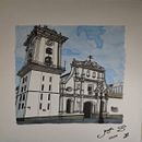 Catedral de Caracas - Venezuela . Architecture, and Traditional illustration project by Argenis Gil - 06.17.2024