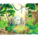 Mi proyecto del curso: Ilustración en acuarela con influencia japonesa . % Noelia Gallardo tarafından hazırlanan Geleneksel illüstras, on, Çizim, Sulubo, Ve a Resim projesi - 06.15.2024