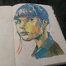 Mi proyecto del curso: Sketchbook de retrato: explora el rostro humano. Esboçado, Desenho, Desenho de retrato, Desenho artístico, e Sketchbook projeto de Carlos Insignares - 19.06.2024
