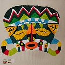 Mi proyecto del curso: Punch needle: borda máscaras decorativas. Embroider, Punch Needle, Textile Design, and Decoration project by johny abreu - 10.12.2024