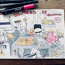 Mijn project van de cursus: Urban Sketching: druk je wereld uit met een nieuw perspectief . % Ilse Van Esch tarafından hazırlanan Geleneksel illüstras, on, Eskiz çizimi, Çizim, Sulubo, a Resim, Mimari İllüstras, on, Ve Eskiz defteri projesi - 06.20.2024