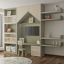 Alcoba Juvenil. Interior Design project by Juan Camilo Correa Polo - 06.20.2024