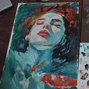 Meu projeto do curso: Retratos contemporâneos a óleo. Un projet de Illustration traditionnelle, Beaux Arts, Peinture , et Peinture à l'huile de palton100 - 21.06.2024