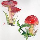 ekaruart Ein Projekt aus dem Bereich Malerei, Sketchbook und Aquarellmalerei von Ekaru Ayuzawa - 21.06.2024