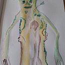 Mon projet du cours : Dessins fantastiques au graphite et à l'aquarelle : guide pratique. Een project van Ontwerp van personages, Schilderij, Tekening met potlood,  Tekening y Aquarelschilderen van Cindy Grumiau - 22.06.2024