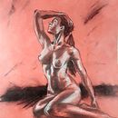 Mi proyecto del curso: Dibujo contemporáneo de la figura humana: expresión y movimiento. Un progetto di Illustrazione tradizionale, Belle arti, Disegno, Disegno artistico, Pittura acrilica e Disegno anatomico di Yasna Sanhueza - 21.06.2024