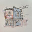 My project for course: Expressive Architectural Sketching with Colored Markers. Un proyecto de Bocetado, Dibujo, Ilustración arquitectónica, Sketchbook e Ilustración con tinta de Ayşegül Tayar - 23.06.2024
