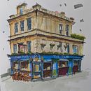 My project for course: Expressive Architectural Sketching with Colored Markers. Un proyecto de Bocetado, Dibujo, Ilustración arquitectónica, Sketchbook e Ilustración con tinta de masteraalish - 23.06.2024