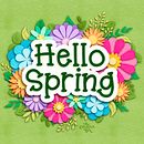Hello Spring. 3D Lettering, and Drawing project by Abigail Bixler - 06.24.2024