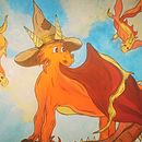 Mon projet du cours : Peinture fantaisiste à l'acrylique. Un progetto di Character design e Pittura acrilica di Marine Cauchois - 24.06.2024