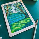 Mon projet du cours : Initiation à la peinture de paysages à la gouache. Un progetto di Belle arti, Pittura, Illustrazione naturalistica e Pittura gouache di Cindy Tardiou - 23.06.2024