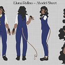 Projeto Final: Model Sheet OC. Projekt z dziedziny Projektowanie postaci, Komiks, Manga, Ilustracja c i frowa użytkownika Júlia Pereira - 24.06.2024