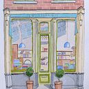 My project for course: Watercolor Urban Illustration: Portray your City. Pintura, Desenho, Pintura em aquarela e Ilustração arquitetônica projeto de Annette-Maryse Lego - 25.06.2024