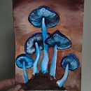 sueño funji. Watercolor Painting, Painting, Botanical Illustration, and Traditional illustration project by Camila Contreras - 06.25.2024