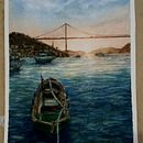 Mi proyecto del curso: Pintura en acuarela de paisajes marinos. Painting, Watercolor Painting, and Naturalistic Illustration project by Mariela Ambrosis - 06.26.2024