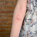 Mi proyecto del curso: Introducción a las técnicas del tatuaje. Un proyecto de Ilustración tradicional, Diseño de tatuajes e Ilustración botánica de Jackie Ruiz - 27.06.2024