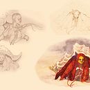 My project for course: Fantasy Drawings in Graphite and Watercolor: A Field Guide. Un proyecto de Diseño de personajes, Pintura, Dibujo a lápiz, Dibujo y Pintura a la acuarela de maja_sajnkar - 28.06.2024