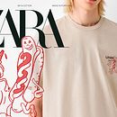 Barbecue T-Shirt for ZARA MAN. Digital Illustration, Editorial Illustration, Character Design, Textile Design, and Textile Printing project by Paula Mira - 03.10.2023