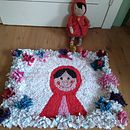Mijn project van de cursus: Rag rugging voor beginners: creëer textielen interieurdecoraties. Design de acessórios, Artesanato, Decoração de interiores, Tecido, e Design têxtil projeto de dianavanrij - 30.06.2024