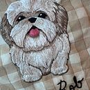 Meu projeto do curso: Pintar com linha: técnicas de ilustração têxtil. Un projet de Illustration traditionnelle, Broderie , et Design textile de claudia_459853 - 29.06.2024