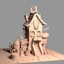 My project for course: Creation of 3D Scenes from Scratch in Maya. Un proyecto de 3D, Modelado 3D y Diseño 3D de Natalia Shkarlet - 01.07.2024