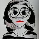 Portrait Sketch. Projekt z dziedziny Trad, c, jna ilustracja i Projektowanie postaci użytkownika Valentino Mendoza - 01.07.2024