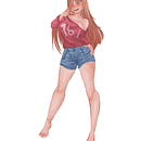 Power | Fanart. Ilustração digital projeto de Amanda Aurora Silvera Rentería - 03.07.2024