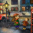 First snowfall . Un proyecto de Ilustración digital de Jodi Murphy - 04.07.2024