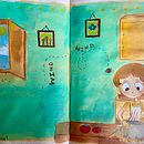 Mi proyecto del curso: Ilustración para libros infantiles. Traditional illustration, Drawing, Children's Illustration, Acr, lic Painting, Picturebook, and Colored Pencil Drawing project by Fabianna Díaz Moran - 07.04.2024