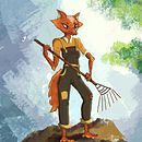My project for course: Anthropomorphic Character Creation. Un progetto di Illustrazione tradizionale, Character design, Disegno, Illustrazione digitale e Pittura ad acquerello di schinteieanamaria5 - 01.07.2024