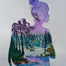 Mój projekt z kursu: Akwarela z efektem podwójnej ekspozycji: malowanie przyrody. Un proyecto de Ilustración tradicional, Pintura a la acuarela, Dibujo realista e Ilustración naturalista				 de Renata Batko - 07.07.2024