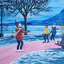 Mon projet du cours : Peinture acrylique pas à pas : créez des paysages incroyables. Traditional illustration, Painting, Acr, lic Painting, and Sketchbook project by Michelle Guay - 07.07.2024