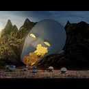 Mi proyecto del curso: Ambientes futuristas en 3D con Photoshop y Blender. Un proyecto de 3D, Post-producción fotográfica		, Retoque fotográfico y Modelado 3D de andrea_bf1 - 30.06.2024