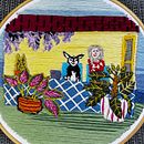 Rheba's project for course: Introduction to Botanical Embroidery. Un proyecto de Bordado y Diseño textil de Rheba - 29.06.2024