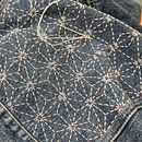 My project for course: Introduction to Japanese Sashiko Stitching. Fiber Arts, DIY, Upc, cling, and Textile Design project by Greta - 07.10.2024