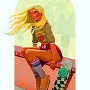 My project for course: Captivating and Dynamic Character Creation . % Émilie Valade tarafından hazırlanan Geleneksel illüstras, on, Karakter Tasarımı, Dijital İllüstras, on, Ve Dijital Çizim projesi - 07.10.2024