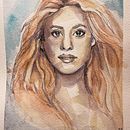 My project for course: Artistic Portrait with Watercolors Ein Projekt aus dem Bereich Bildende Künste, Malerei, Aquarellmalerei und Porträtzeichnung von info - 11.07.2024