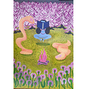 Expressive Mixed-Media Illustration: Find Your Creative Flow : Leçon de méditation. Traditional illustration, Sketching, Creativit, Artistic Drawing, and Gouache Painting project by florine.bm - 07.11.2024