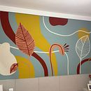 Meu projeto do curso: Introdução à pintura de murais decorativos. Un progetto di Pittura, Street Art, Illustrazione digitale, Pittura acrilica e Pittura decorativa di Gabi Tedeschi - 12.07.2024