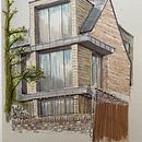 Barn into apartment Bristol . Un progetto di Bozzetti, Sketchbook, Disegno, Disegno artistico, Design e Illustrazione architettonica di Patryk Mlodzianowski - 12.07.2024