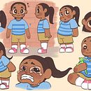 Mi proyecto del curso: Ilustración y diseño de personajes para cuentos infantiles. Projekt z dziedziny Trad, c, jna ilustracja, Projektowanie postaci, Ilustracje dla dzieci i Narracja użytkownika kiimisantiago - 13.07.2024