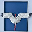 Ibis by Moonlight. Projekt z dziedziny Trad, c, jna ilustracja, Craft, Rzeźba i Papercraft użytkownika groftisza - 11.07.2024
