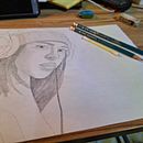 My project for course: Realistic Portrait with Graphite Pencil Ein Projekt aus dem Bereich Traditionelle Illustration, Bildende Künste, Skizzenentwurf, Bleistiftzeichnung, Zeichnung, Porträtzeichnung, Realistische Zeichnung, Artistische Zeichnung und Anatomische Zeichnung von Rodolfo Alvarez - 14.07.2024