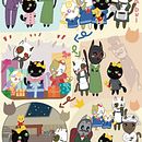 Little princess, Sara Crewe - Catversion. Character Design, Digital Illustration, Traditional illustration, and Manga project by katabi - 07.15.2024