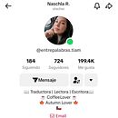 Mi proyecto del curso: Estrategias de TikTok para principiantes . % Naschla Aguayo Fernández tarafından hazırlanan Pazarlama, Sos, al Med, a, Dijital Pazarlama, Mobil Pazarlama, İçerik Pazarlaması, Ve İletişim projesi - 07.01.2023