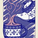 Cup of tea. Een project van Posterontwerp y  Ontwerp van gabi_oziemska2 - 18.01.2024