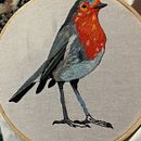Mi proyecto del curso: Pintar con hilo: técnicas de ilustración textil. Projekt z dziedziny Trad, c, jna ilustracja,  Haft, Wzornictwo tekst, liów, Craft i  Malarstwo użytkownika Fernanda Martínez - 16.07.2024